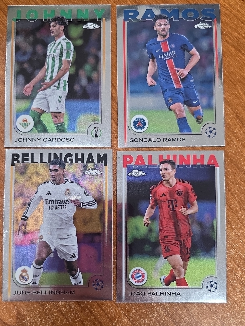 Topps Chrome Soccer Card LOT